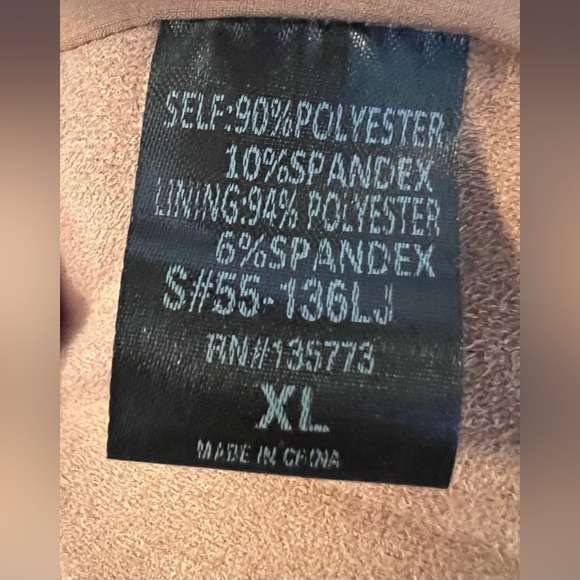 Tan Faux Suede Women's Jacket - Picture 5 of 6